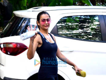 Photos: Janhvi Kapoor, Amrita Arora and Mira Kapoor spotted at the gym