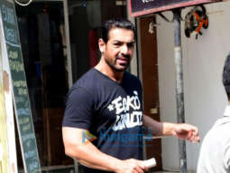 Photos: John Abraham snapped in Bandra
