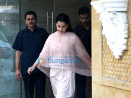 Photos: Kangana Ranaut snapped at a dubbing studio