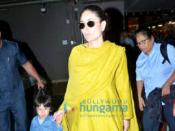 Photos: Kareena Kapoor Khan, Taimur Ali Khan, Saif Ali Khan and Diljit Dosanjh snapped at the airport