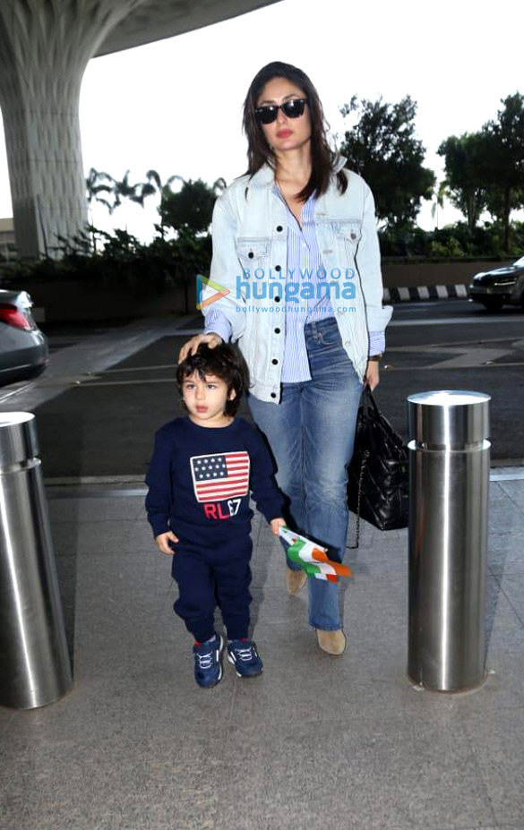 Photos: Kareena Kapoor Khan, Taimur Ali Khan and Kartik Aaryan snapped at the airport