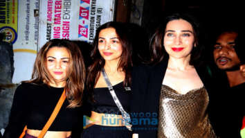 Photos: Malaika Arora, Amrita Arora and Karisma Kapoor spotted at Pali Bhavan in Bandra