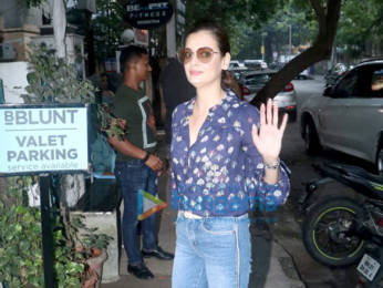 Photos: Dia Mirza and Prachi Desai spotted at BBlunt salon, Khar