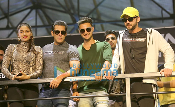 photos salman khan saiee manjrekar aayush sharma and others snapped at the launch of being strong fitness2 4 2