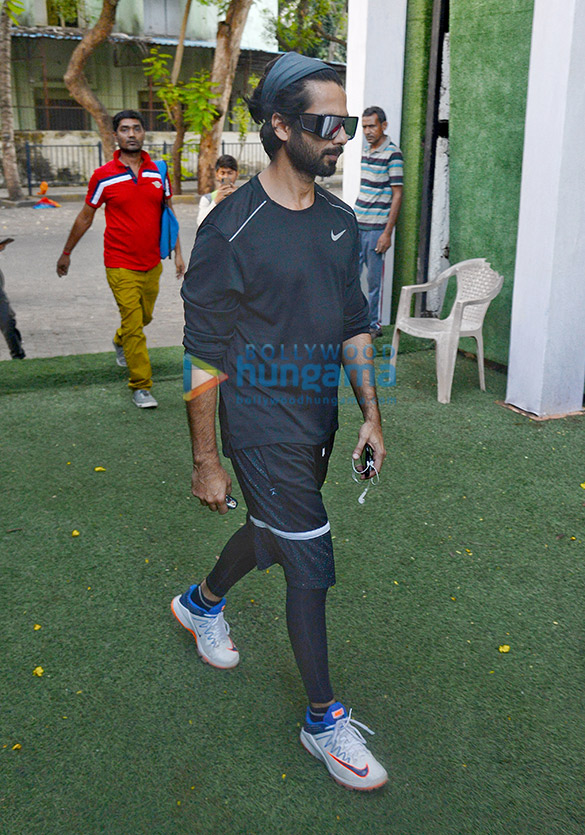 photos shahid kapoor spotted practising cricket for his next film jersey 3