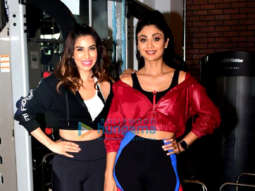 Photos: Shilpa Shetty and Sophie Choudry snapped on sets of the show ‘Work It Up’