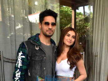 Photos: Sidharth Malhotra and Tara Sutaria snapped promoting their film Marjaavaan