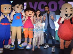 Photos: Soha Ali Khan and Aashish Chaudhary snapped at the launch of the Voot kids app