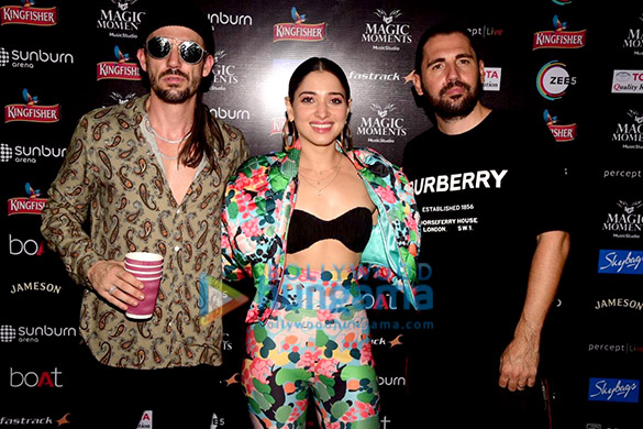 photos tamannaah bhatia snapped with dimitri vegas and like mike at sunburn party 3