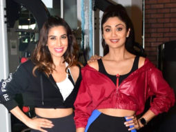 Shilpa Shetty and Sophie Choudry snapped on sets of the show ‘Work It Up’