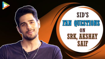 Sidharth Malhotra’s QUIRKY Fan Questions on Shah Rukh | Akshay | Tara | Alia | Saif | Varun | Marjaavaan