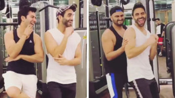 Varun Dhawan and Arjun Kapoor join Aparshakti Khurana as they take the ‘Don’t Be Shy’ challenge from Bala!