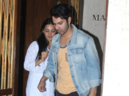 Varun Dhawan and Kiara Advani spotted at Manish Malhotra’s house in Bandra