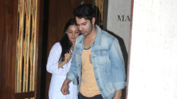 Varun Dhawan and Kiara Advani spotted at Manish Malhotra’s house in Bandra