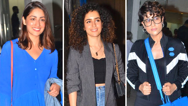 Yami Gautam, Tahira Kashyap and Sanya Malhotra Attend 1st Screening Of Bala
