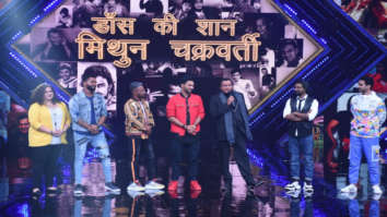 Mithun Chakraborty gets teary eyed after Dance+ team pays him a tribute