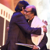 IFFI 2019: Amitabh Bachchan and Rajinikantn share a moment of camaraderie at the inaugural ceremony
