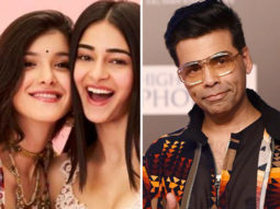 Karan Johar strikes a pose with his favourite ‘millennials’ Ananya Panday and Shanaya Kapoor
