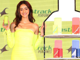 Ananya Panday snapped at the launch of Fastrack Perfumes