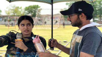 On The Sets Of The Movie Gunjan Saxena - The Kargil Girl