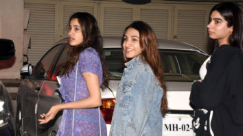 Janhvi Kapoor, Khushi Kapoor, Shanaya Kapoor and Boney Kapoor grace Anshula Kapoor’s birthday bash