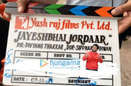 on the sets of the movie Jayeshbhai Jordaar