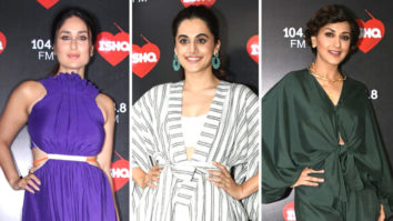 Kareena Kapoor Khan, Taapsee Pannu and Sonali Bendre snapped at the Ishq 104.8 FM office Part 1