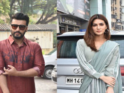 Kriti Sanon & Arjun Kapoor spotted promoting their Film Panipat