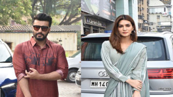Kriti Sanon & Arjun Kapoor spotted promoting their Film Panipat