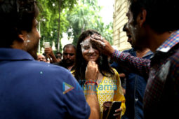 On The Sets Of The Movie Pati Patni Aur Woh
