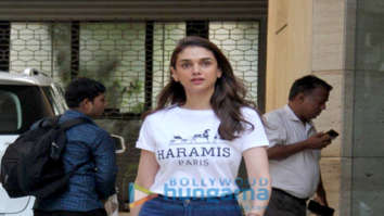 Photos: Aditi Rao Hydari snapped at a dubbing studio in Bandra