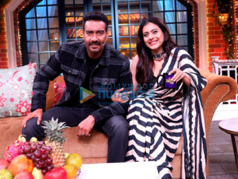 Photos: Ajay Devgn and Kajol promote Tanhaji - The Unsung Warrior on the sets of The Kapil Sharma Show