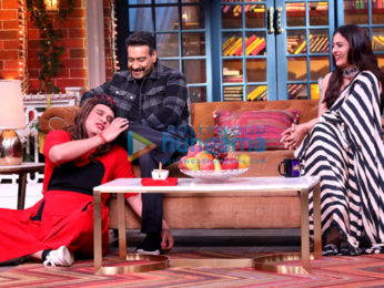 Photos: Ajay Devgn and Kajol promote Tanhaji - The Unsung Warrior on the sets of The Kapil Sharma Show