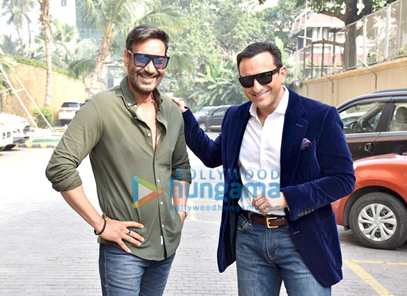 photos ajay devgn and saif ali khan snapped promoting their film tanhaji the unsung warrior 6