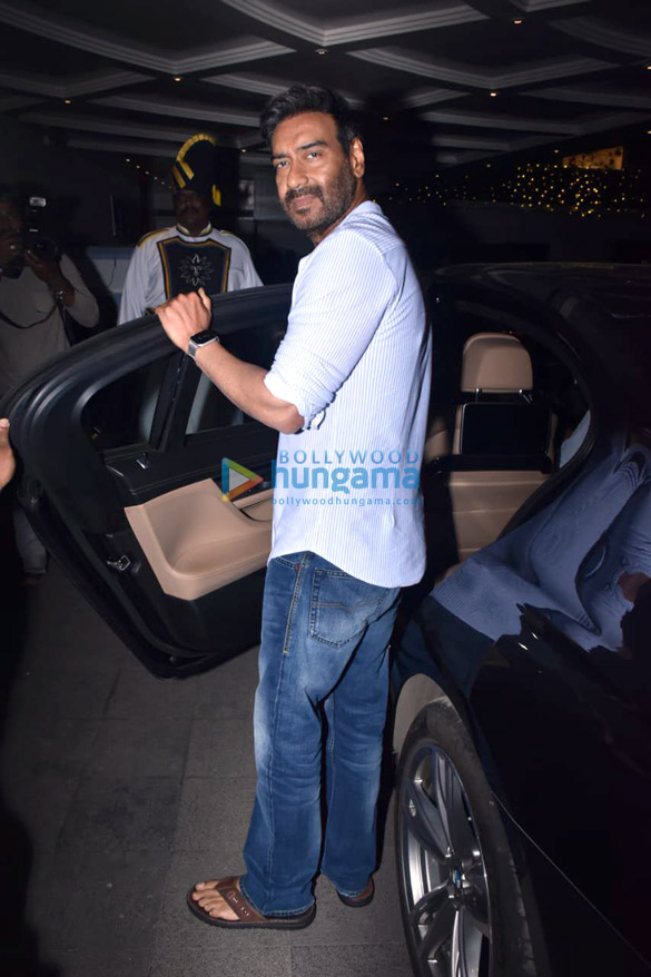 Photos: Ajay Devgn snapped during Tanhaji – The Unsung Warrior promotions in Juhu