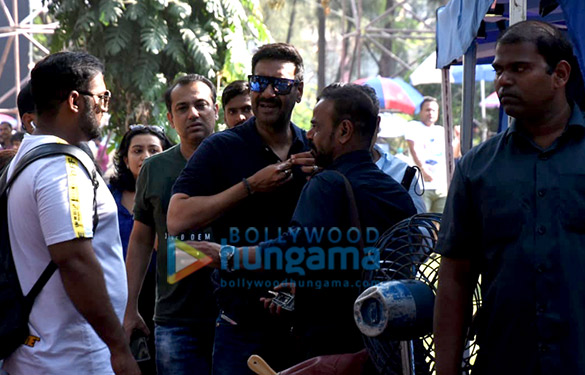 photos ajay devgn spotted at filmcity in goregaon 1