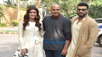 Photos: Arjun Kapoor, Kriti Sanon and Ashutosh Gowariker snapped promoting their film Panipat