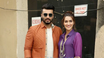 Photos: Arjun Kapoor and Kriti Sanon snapped promoting their film Panipat