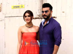 Photos: Arjun Kapoor and Kriti Sanon snapped promoting their film Panipat