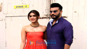 Photos: Arjun Kapoor and Kriti Sanon snapped promoting their film Panipat