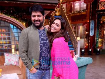 Photos: Deepika Padukone snapped on the sets of The Kapil Sharma Show