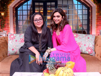 Photos: Deepika Padukone snapped on the sets of The Kapil Sharma Show