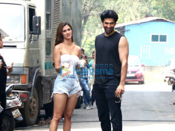Photos: Disha Patani and Aditya Roy Kapur snapped on the sets of Malang at Filmcity