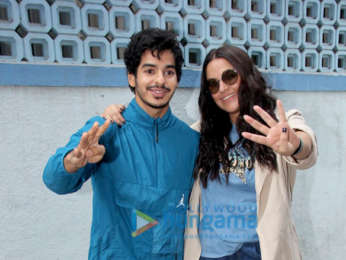 Photos: Ishaan Khatter and Neha Dhupia snapped on sets of the show #NoFilterNeha Season 4
