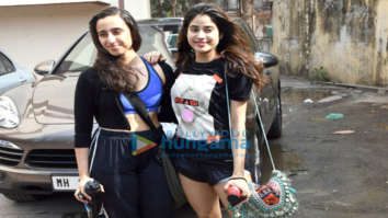 Photos: Janhvi Kapoor and Namrata Purohit spotted at the Pilates gym