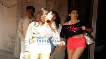 Photos: Janhvi Kapoor and Sara Ali Khan spotted at Farmers’ Cafe in Bandra