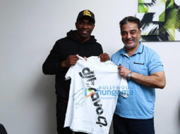 Photos: Kamal Haasan and Dwayne Bravo snapped in Chennai