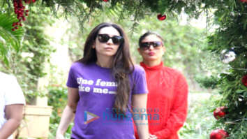 Photos: Kareena Kapoor Khan and Karisma Kapoor snapped at Mount Mary Church in Bandra