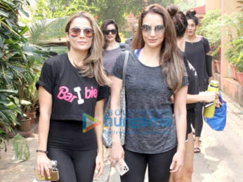 Photos: Malaika Arora, Seema Khan, Rhea Chakraborty and others spotted at Diva Yoga