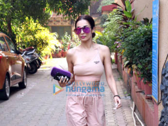 Photos: Malaika Arora spotted at Diva Yoga Studio in Bandra